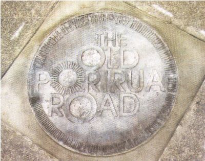 Old Porirua Road trail marker plaques